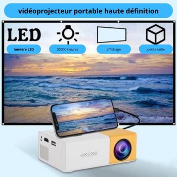 Mini vidéoprojecteur portable